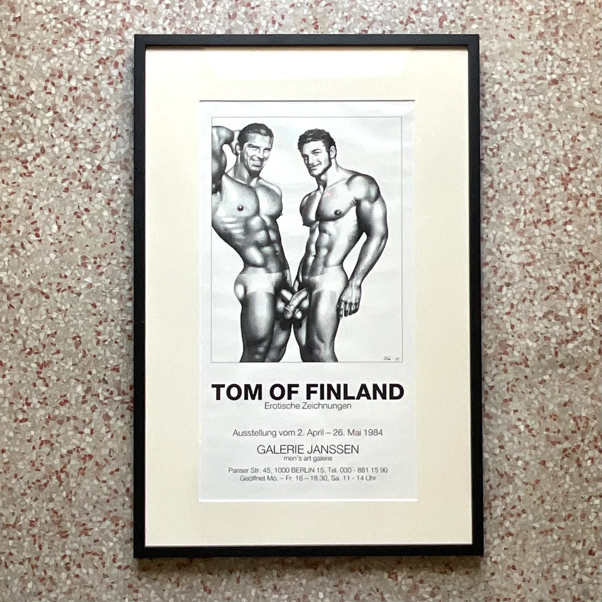 Vintage Tom of Finland Gallery Poster  - Detail view