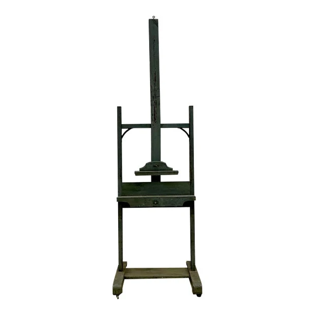 Vintage Boho Monumental Artist Easel