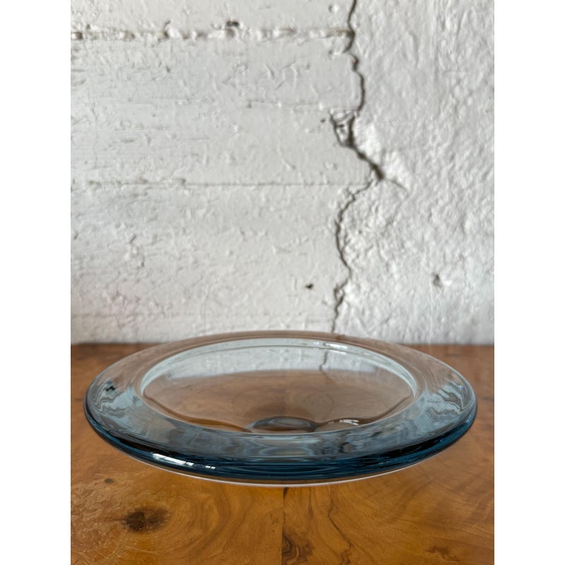 Vintage Italian Art Glass Tray After Per Lutken - Detail view