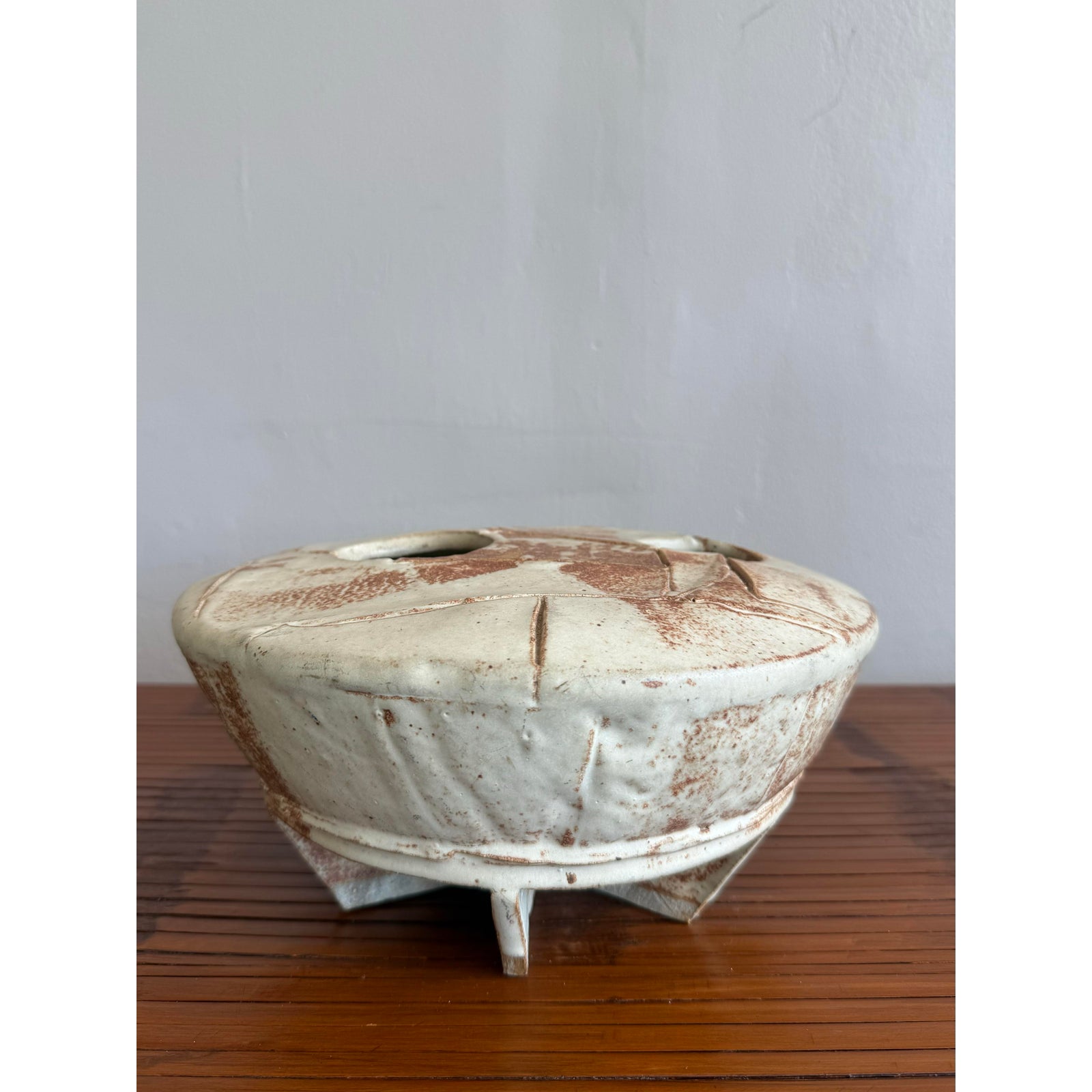 Vintage Boho Organic Modern Vase - Side view
