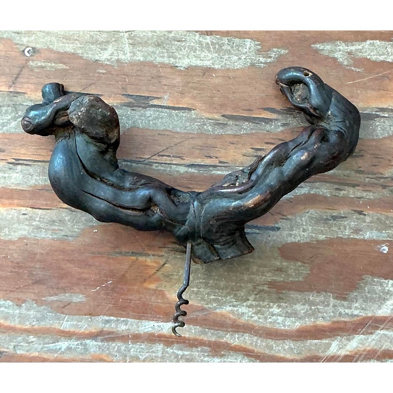 Vintage Boho Branch Corkscrew - Side view