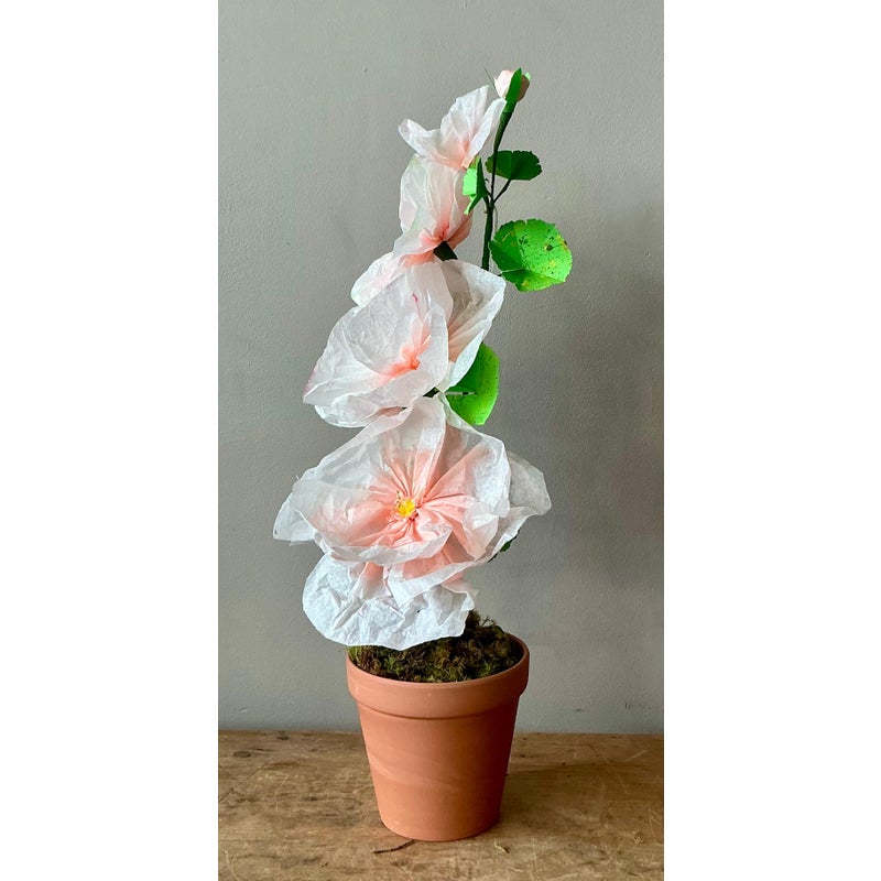 Contemporary Hand-Rolled Paper Flowers - Paper, 9W x 22.5H - Back view