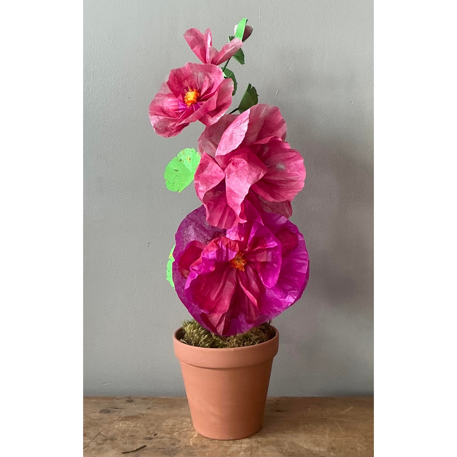 Contemporary Hand-Rolled Paper Flowers - Paper, 9W x 22.6H - Detail view