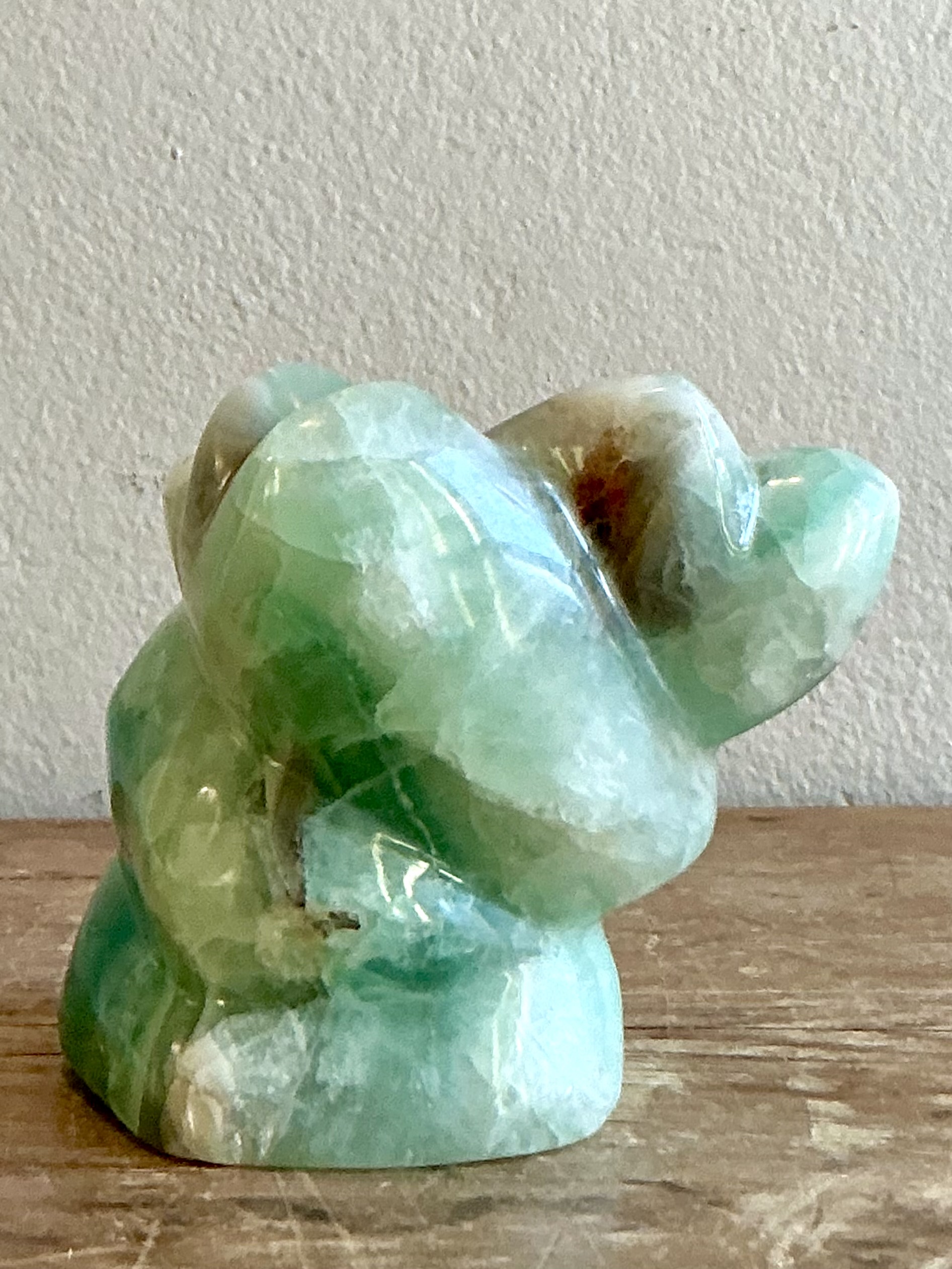 Vintage Boho Fluorite Free Form - Top view