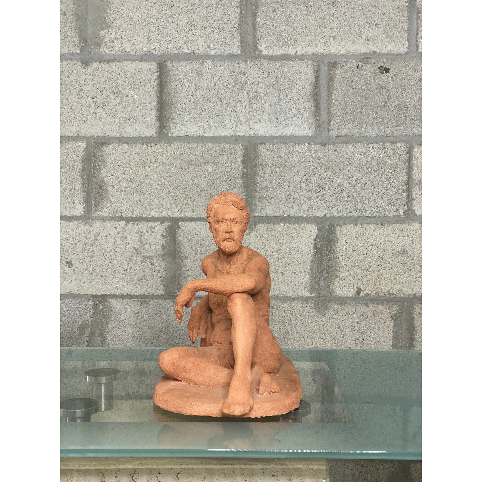 Vintage Expressionist Figural Sculpture - Top view