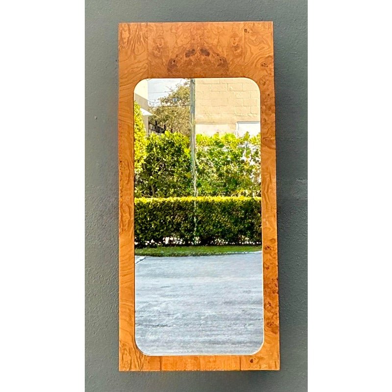 Vintage Lane Altavista Burl Wood Mirror - Side view