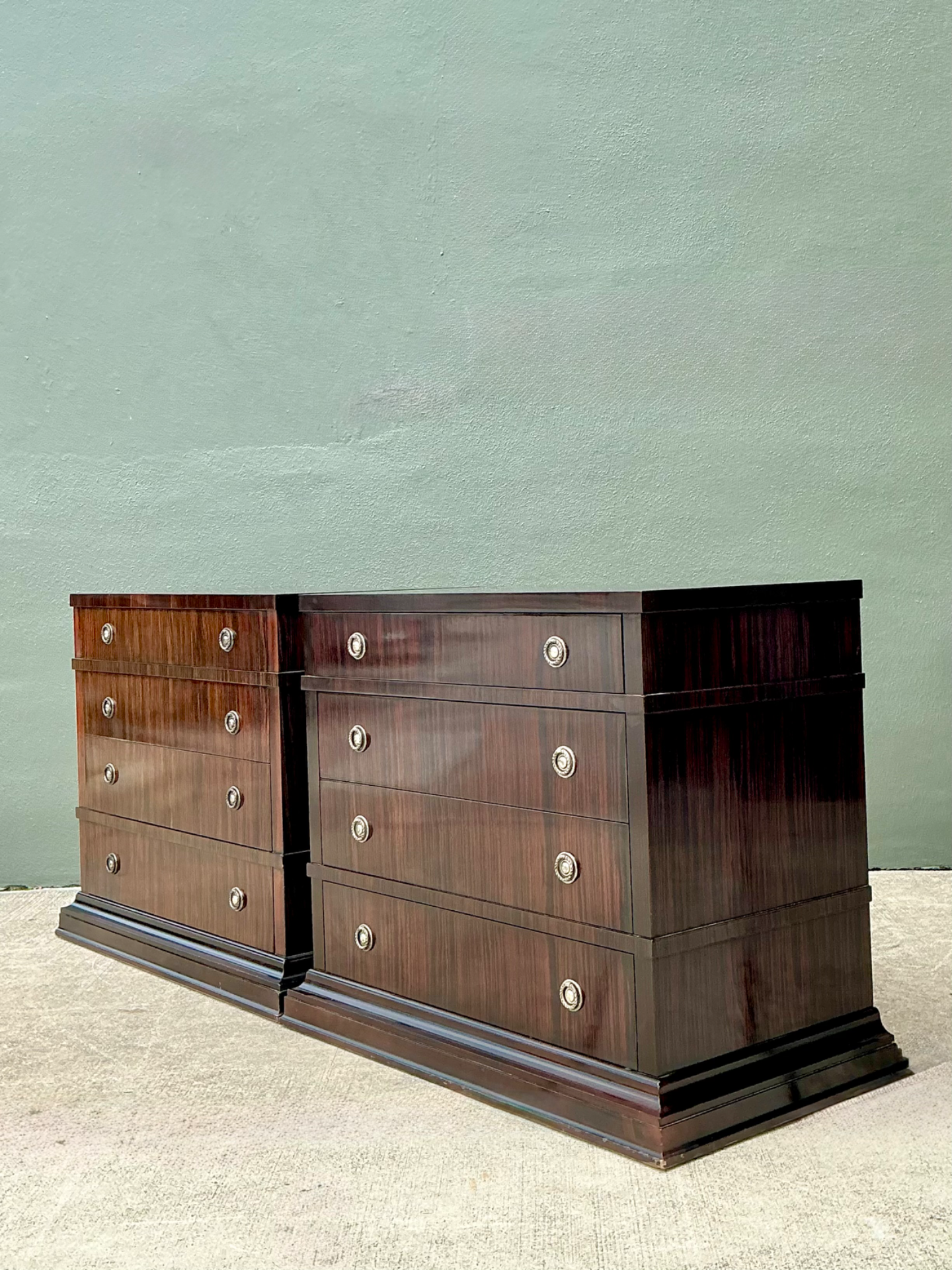 Vintage Ralph Lauren “Clivedon” Chest of Drawers - Pair - Top view