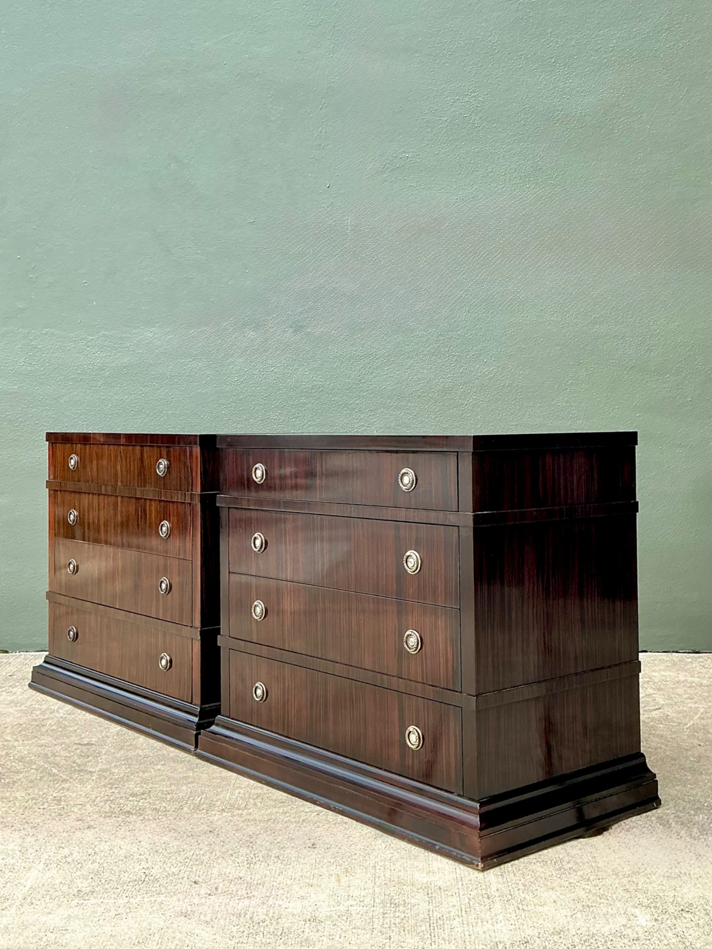 Vintage Ralph Lauren “Clivedon” Chest of Drawers - Pair - Side view