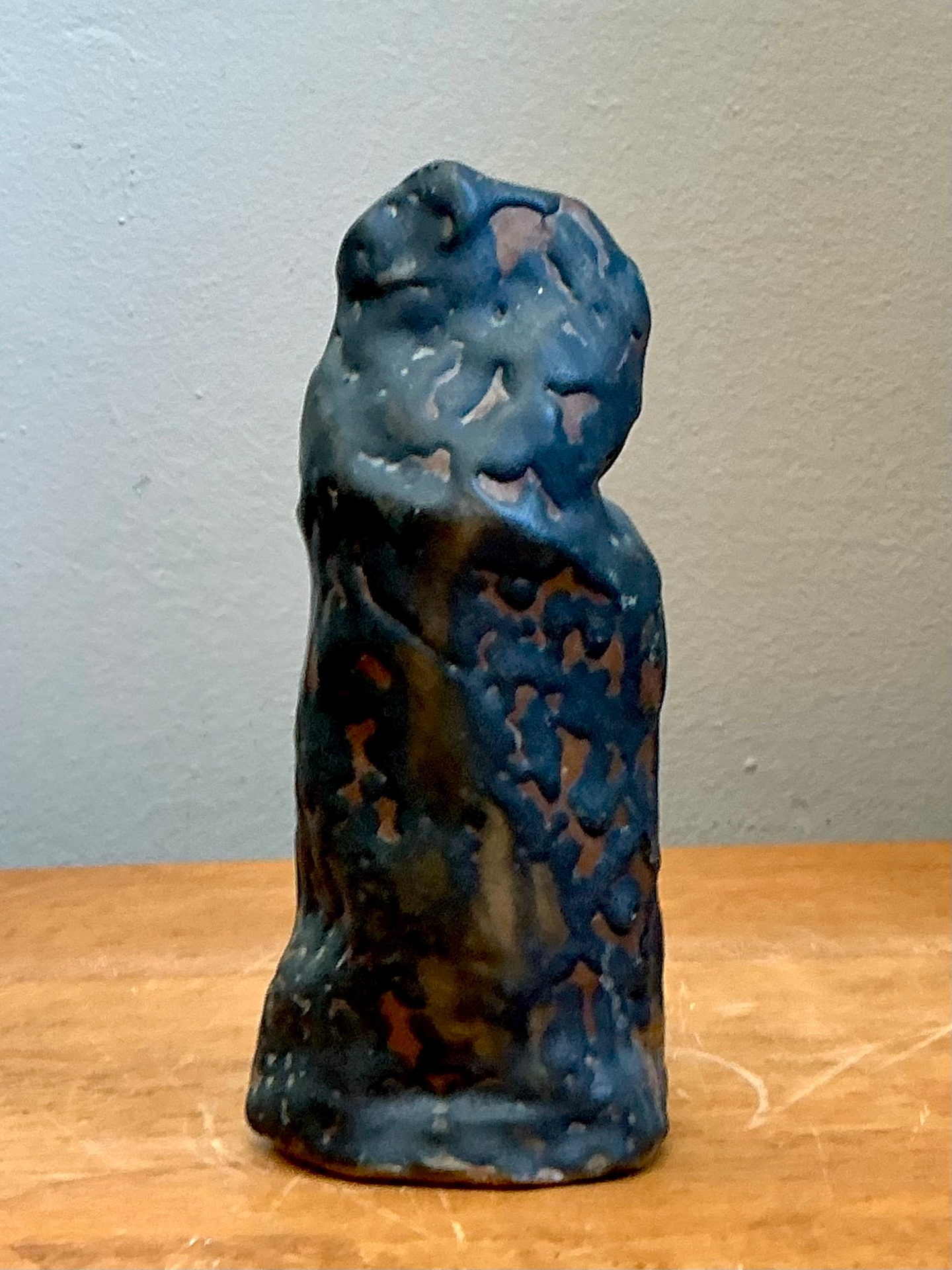 Vintage Abstract Form Ceramic Vase - Top view