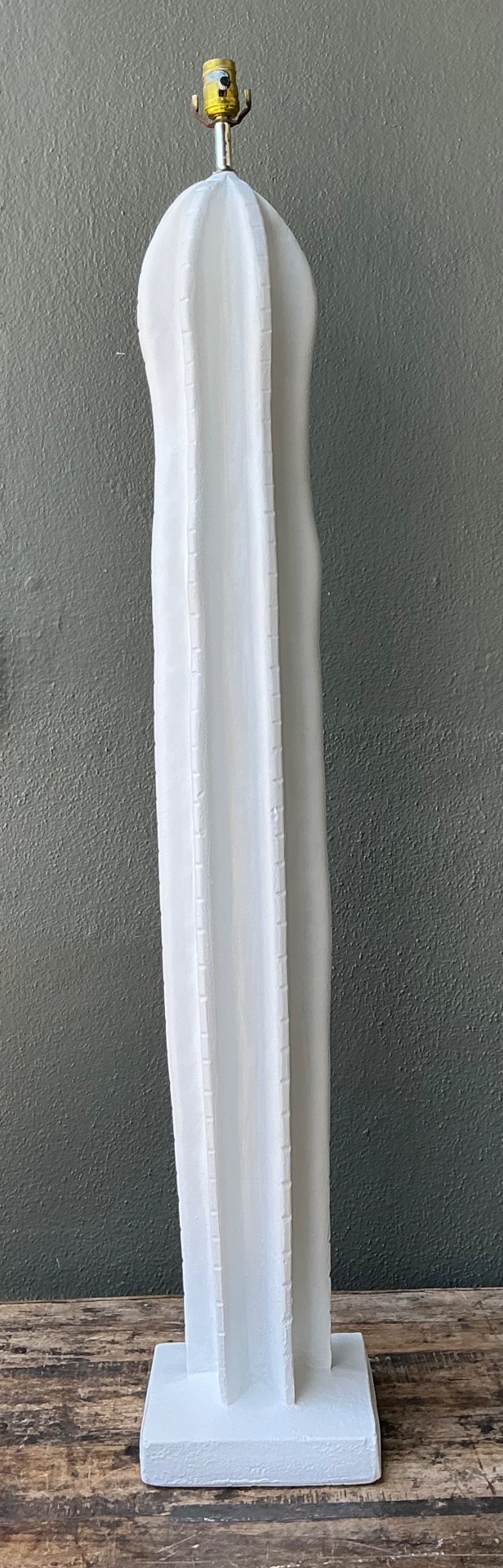 Vintage Plaster Cactus Floor Lamp - Top view