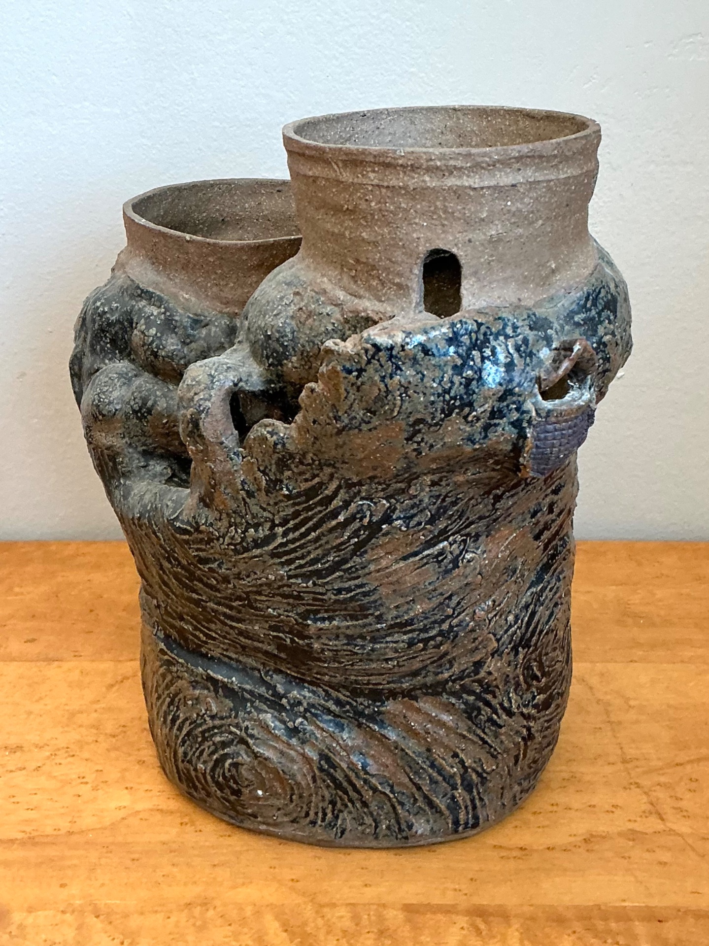 Vintage Abstract Tree Form Vase - Side view
