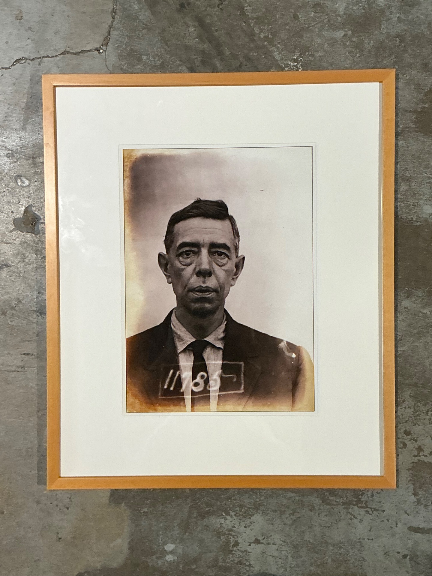 Vintage Bruce Jackson “Mirrors” Original Photograph Of Man - Back view