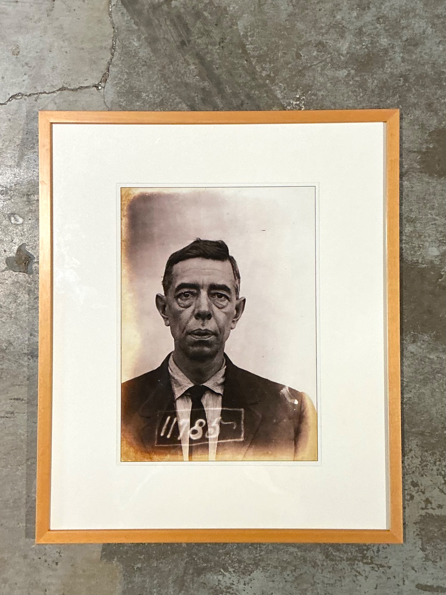 Vintage Bruce Jackson “Mirrors” Original Photograph Of Man - Detail view
