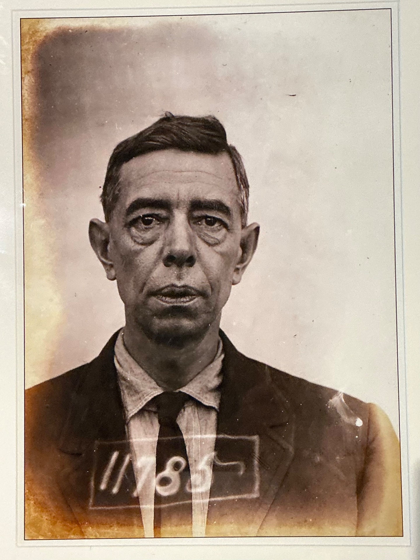 Vintage Bruce Jackson “Mirrors” Original Photograph Of Man - Side view