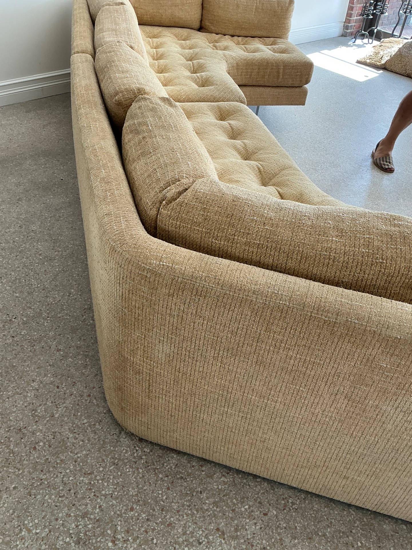 Vintage 1980s Sectional Sofa After Kagan For Preview - Top view