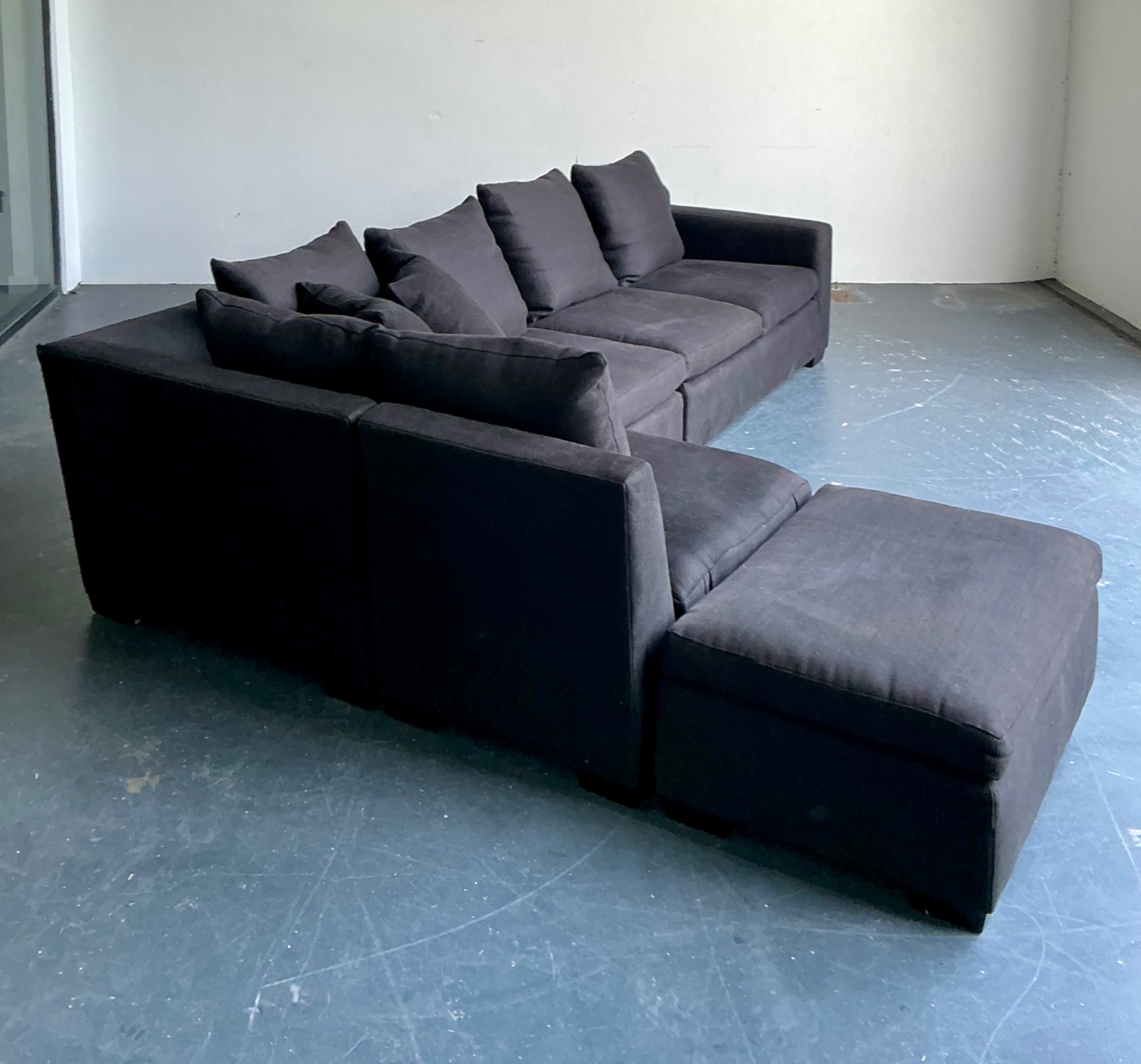 Vintage Ralph Lauren Upholstered Modular Sectional Sofa - Top view