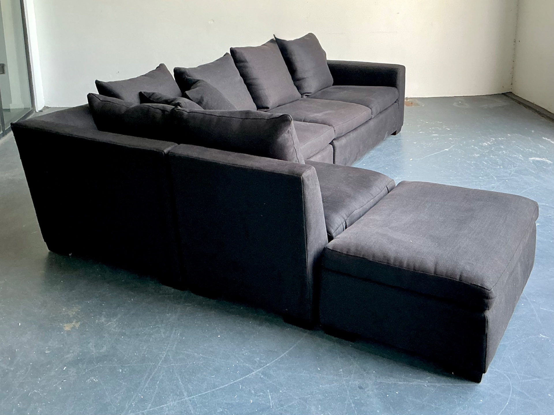 Vintage Ralph Lauren Upholstered Modular Sectional Sofa - Detail view