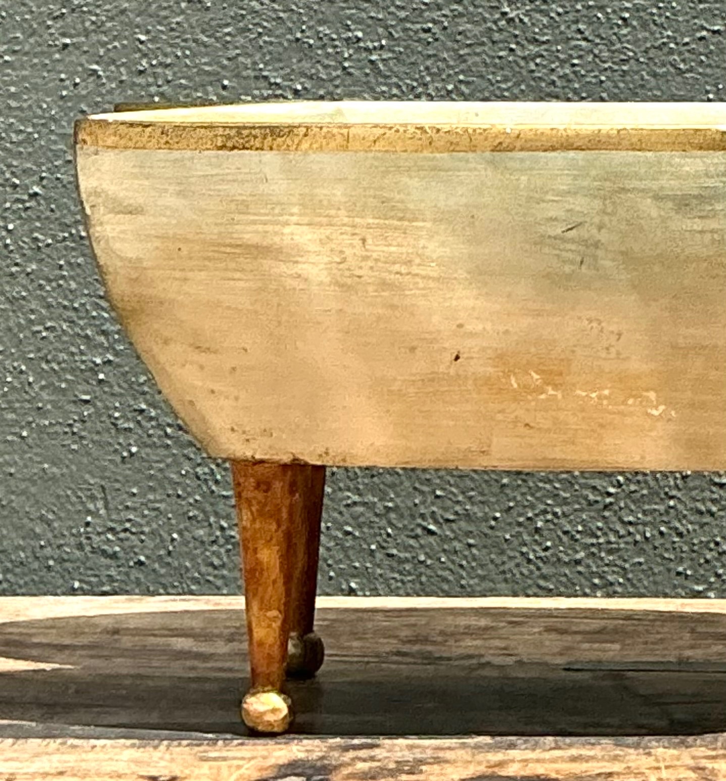 Vintage Footed Decorative Bowl - Back view