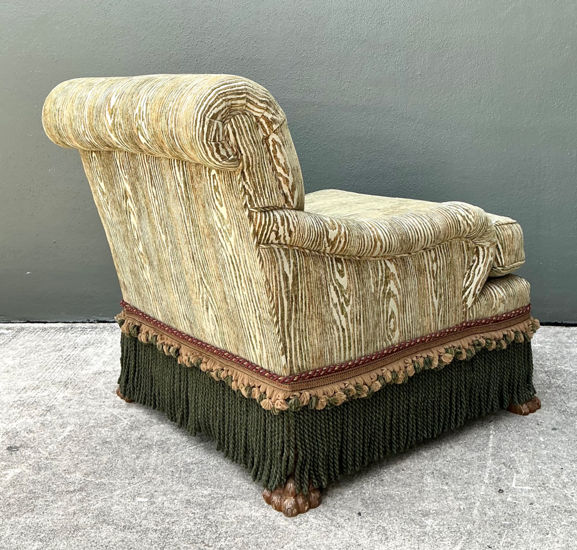Vintage Lions Paw Lounge Chair - Top view