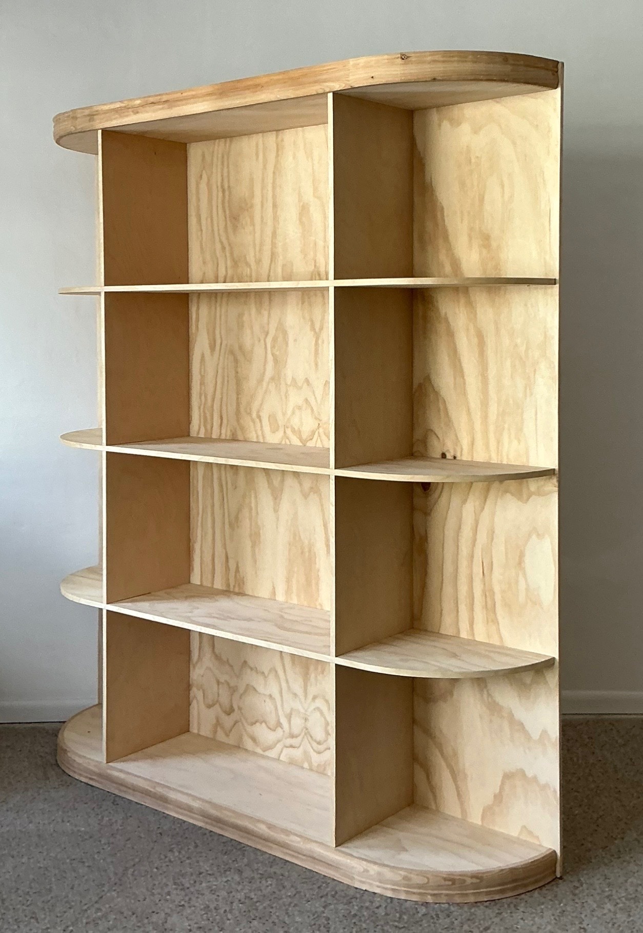 Vintage Custom Arched Etagere - Detail view