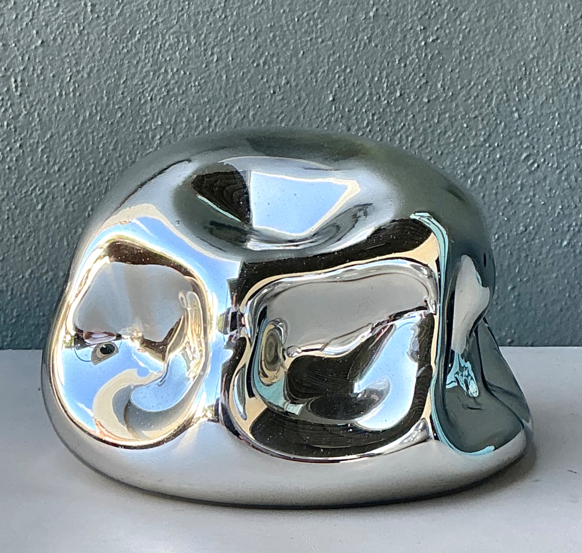 Vintage Organic Form Glass Object - Detail view