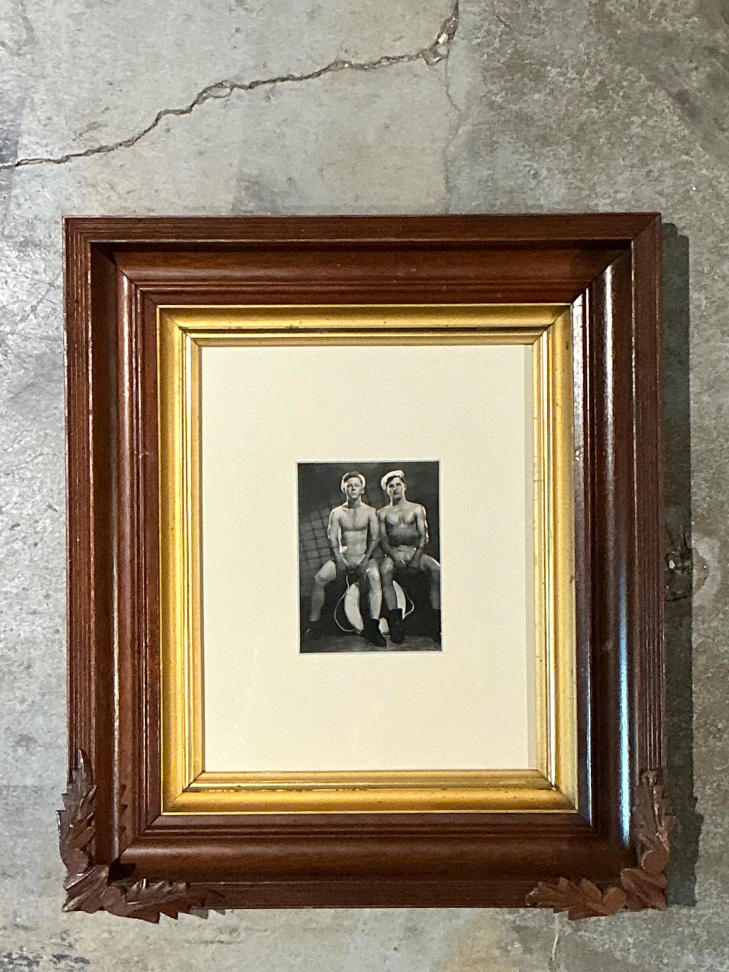 Vintage 50s Bob Mizner Original Male Figurative Photo - Side view
