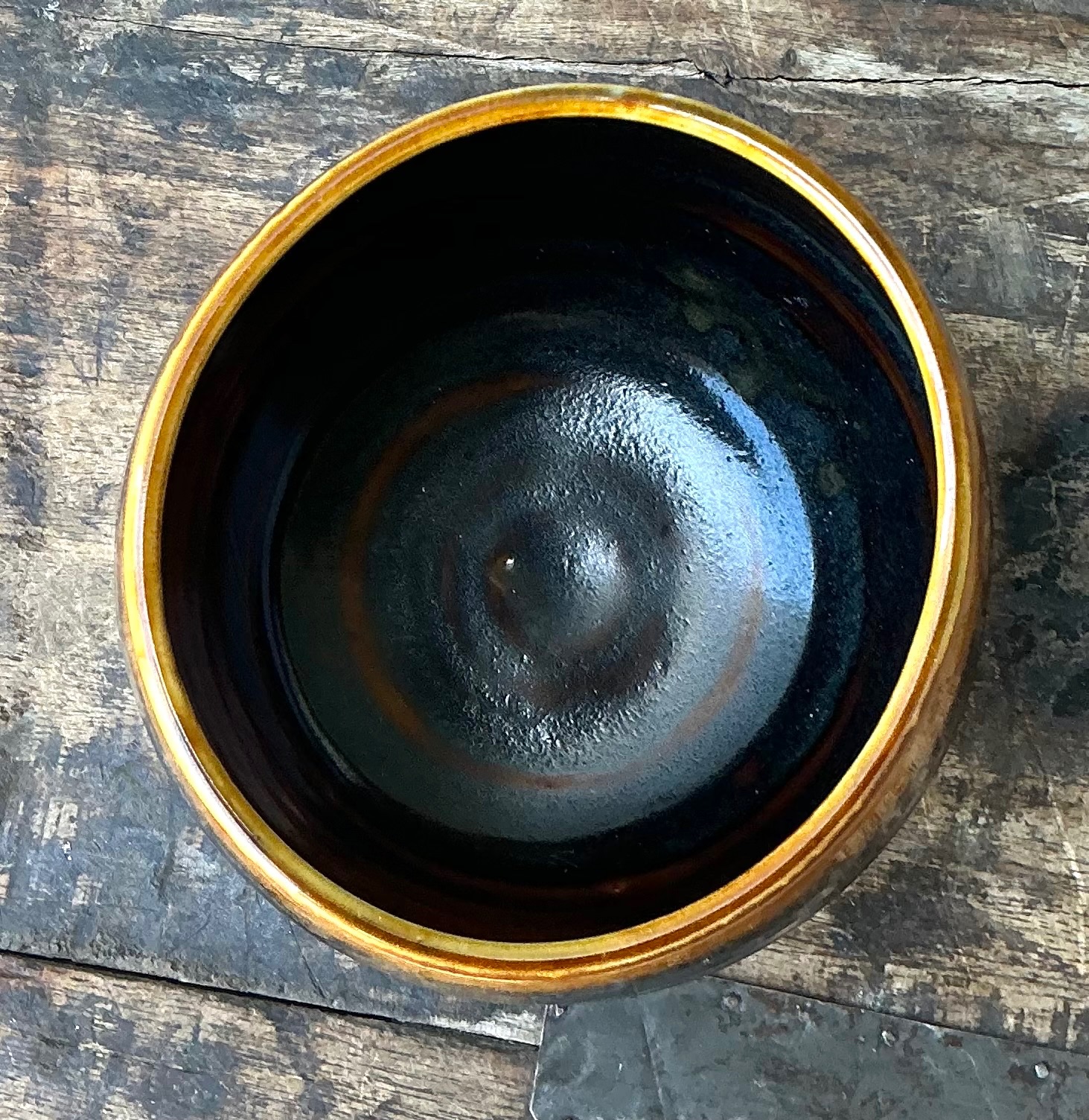 Vintage Handcrafted Studio Pottery Bowl - Side view