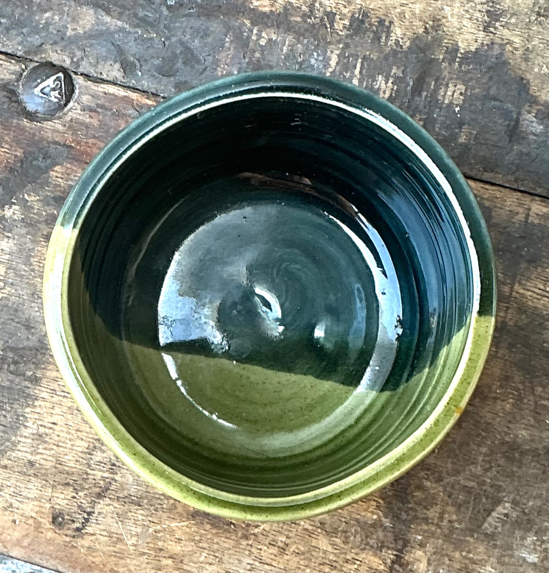 Vintage Original Studio Pottery Bowl - Back view