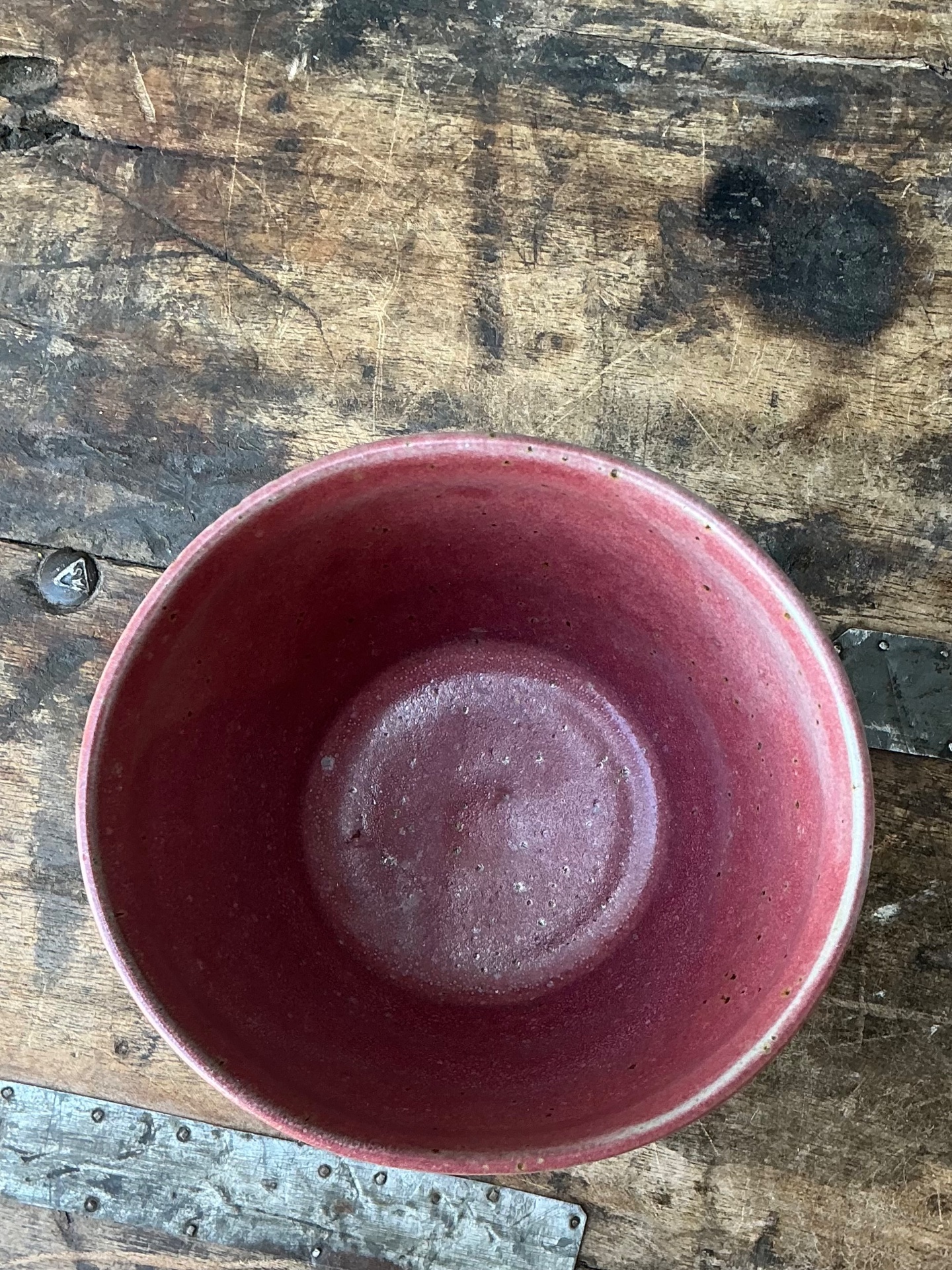Vintage Original Studio Pottery Bowl - Top view