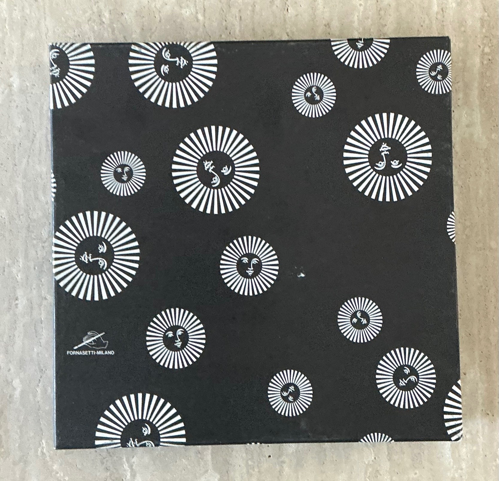 Vintage Fornasetti Tema e Variazioni Plate - Back view