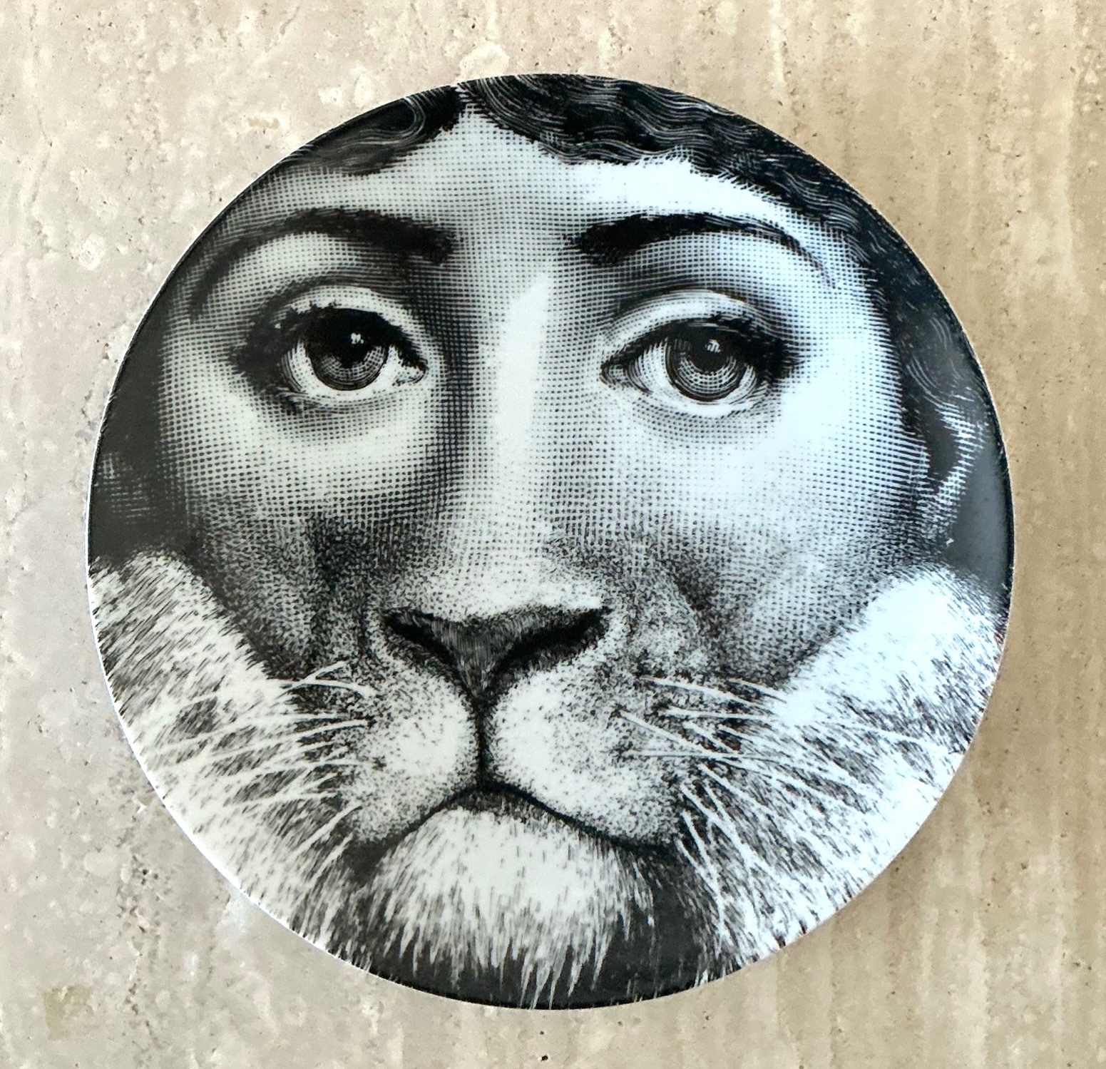 Vintage Fornasetti Tema e Variazioni Plate - Detail view