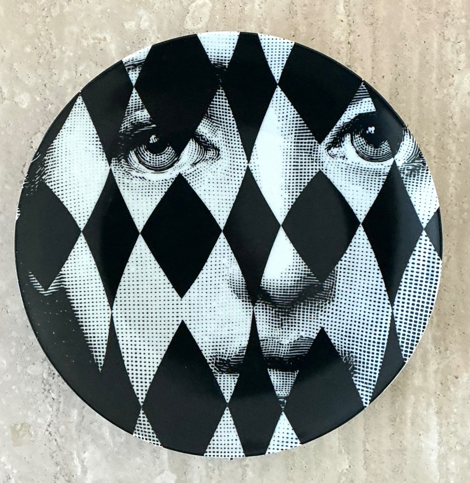 Vintage Fornasetti Tema e Variazioni Plate - Top view