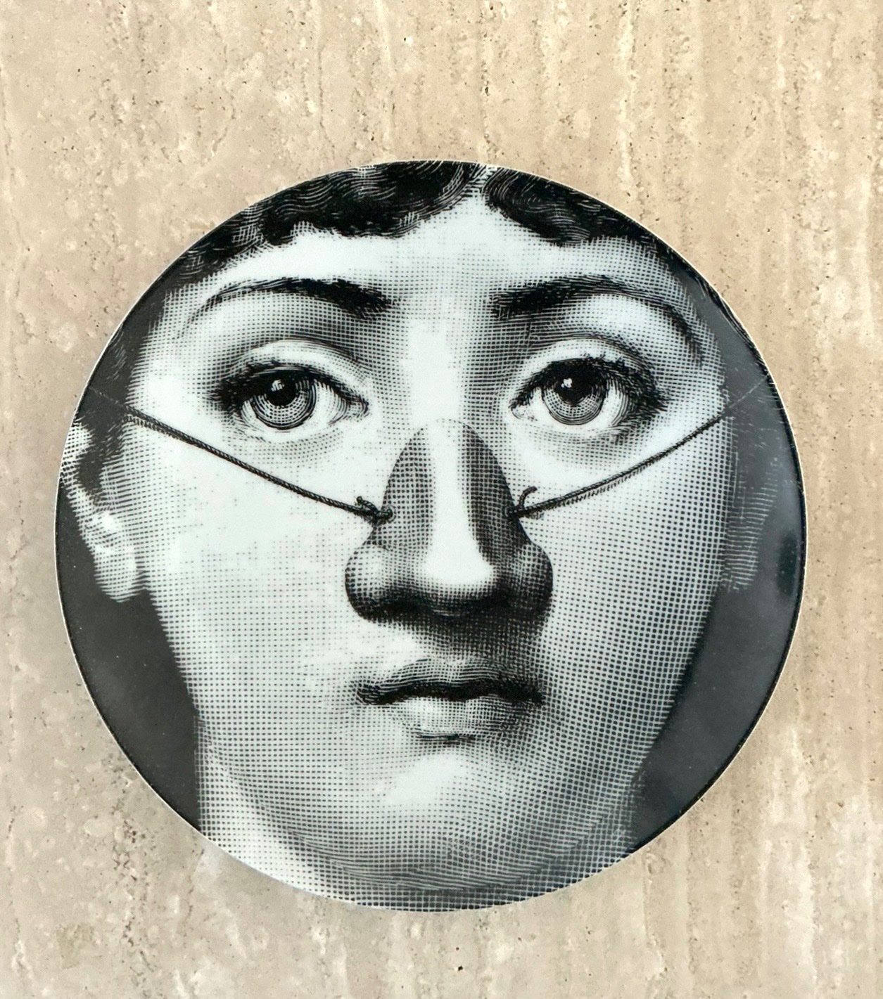 Vintage Fornasetti Tema e Variazioni Plate - Detail view