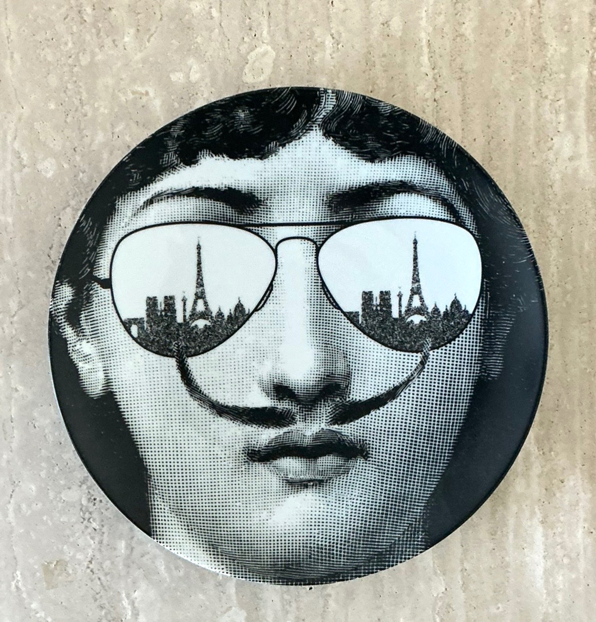 Vintage Fornasetti Tema e Variazioni Plate - Top view