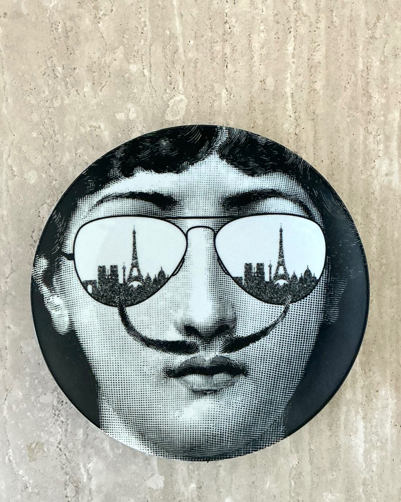 Vintage Fornasetti Tema e Variazioni Plate - Detail view
