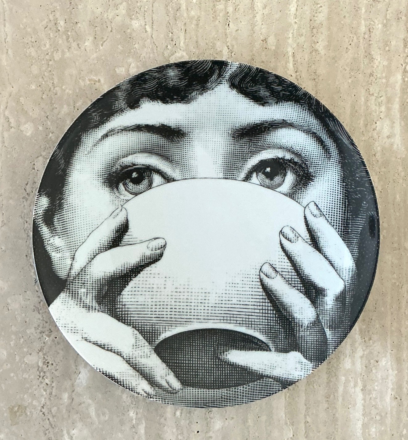 Vintage Fornasetti Tema e Variazioni Plate - Detail view