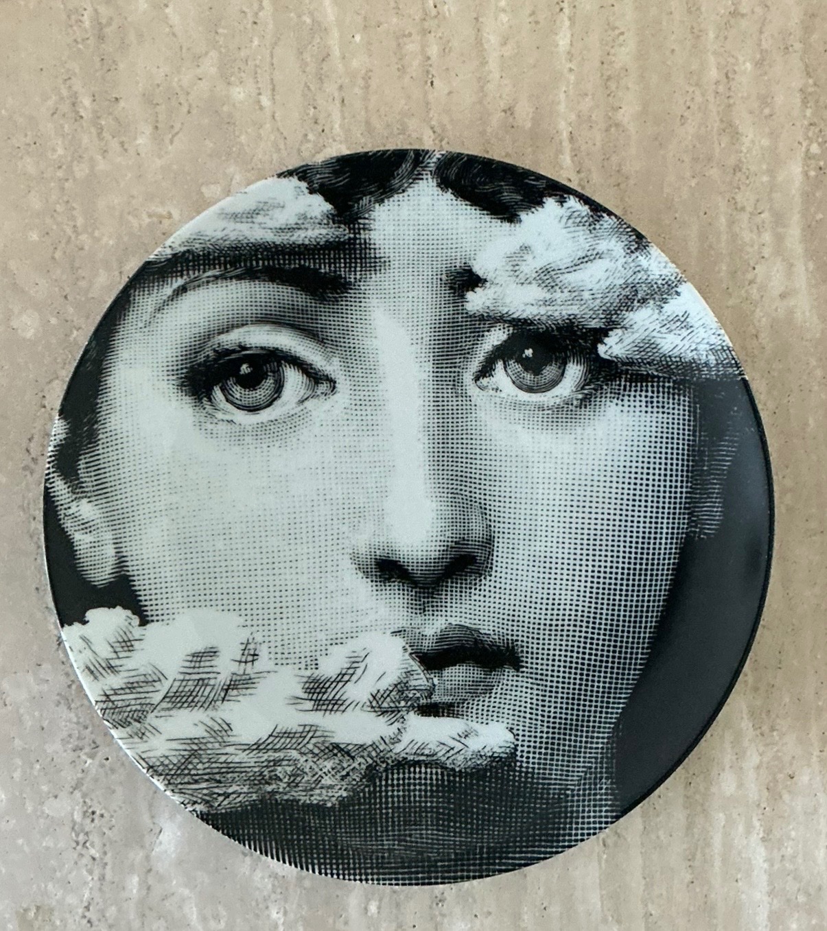 Vintage Fornasetti Tema e Variazioni Plate - Detail view