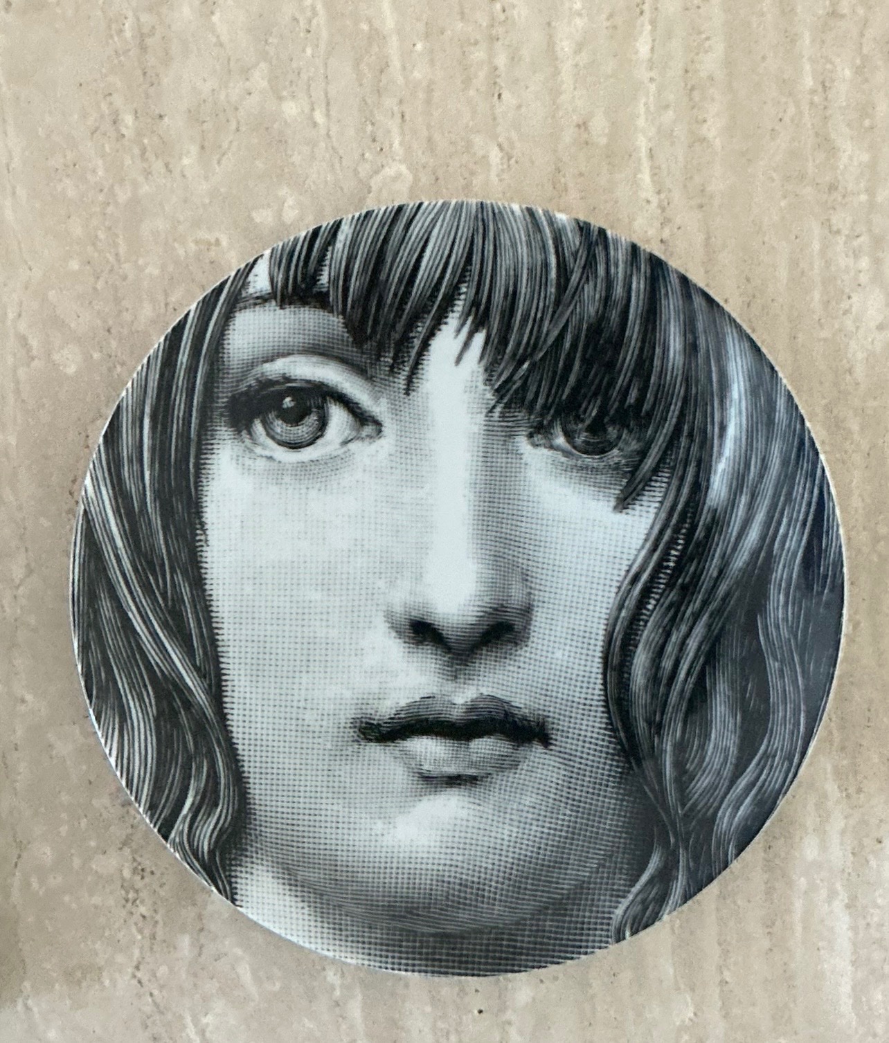 Vintage Fornasetti Tema e Variazioni Plate - Top view