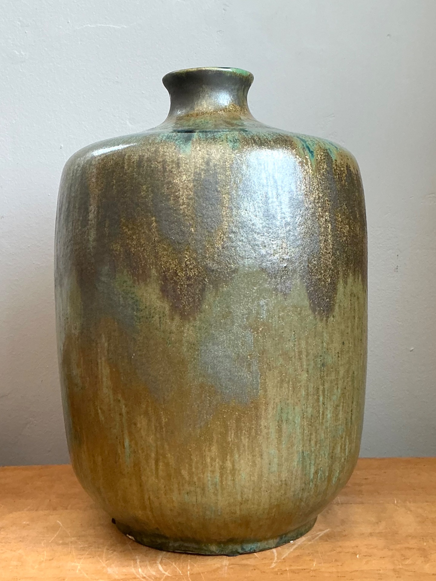 Vintage Handcrafted Studio Pottery Vase - Side view