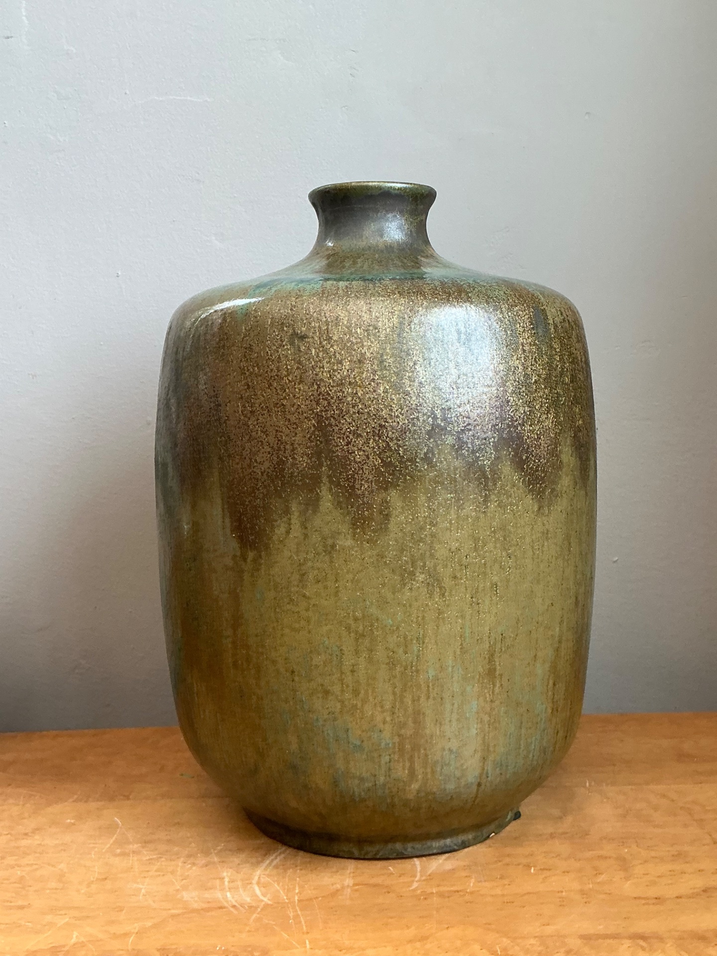Vintage Handcrafted Studio Pottery Vase - Detail view