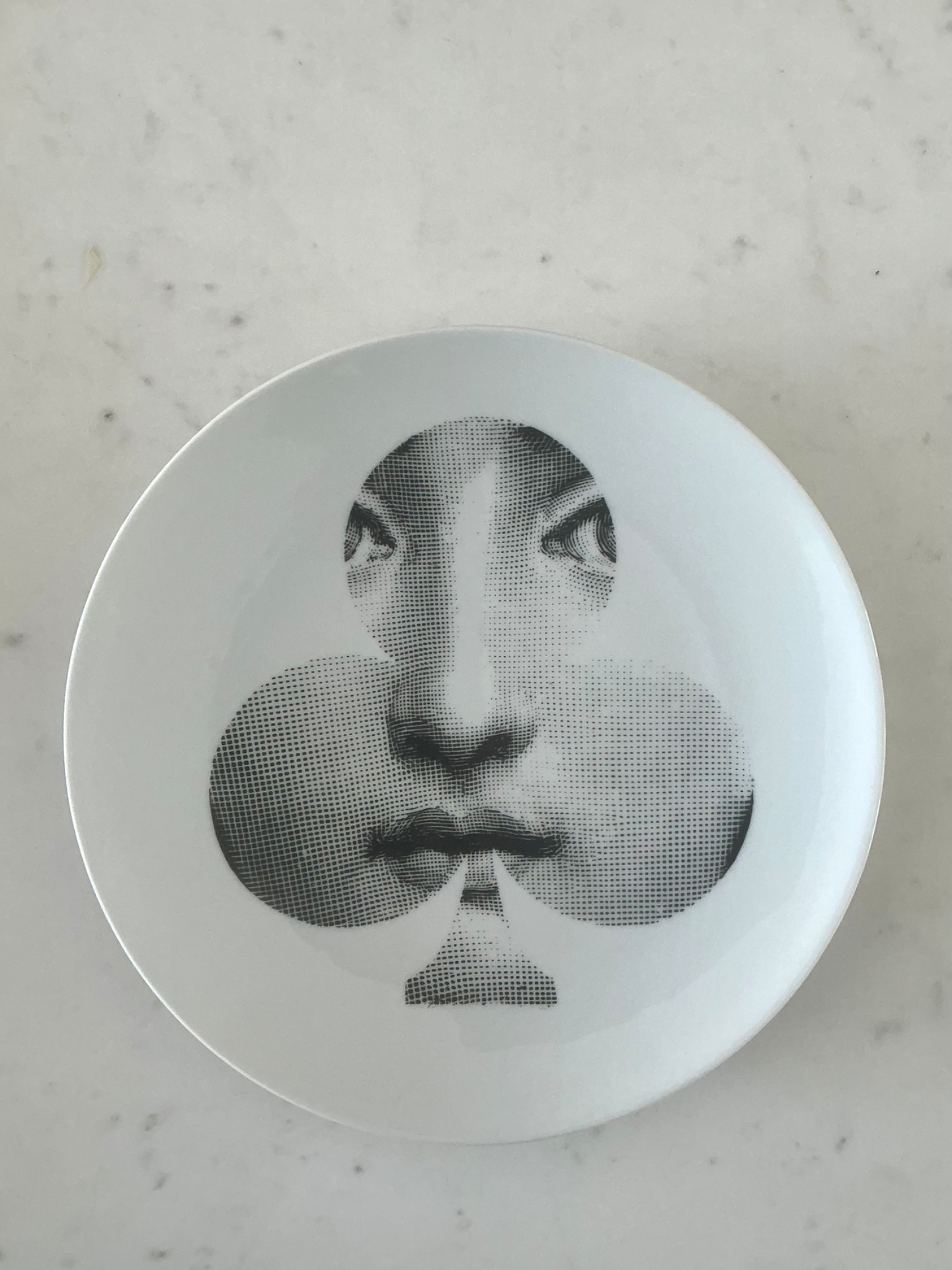 Piero Fornasetti Tema e Variazioni Plate - Top view
