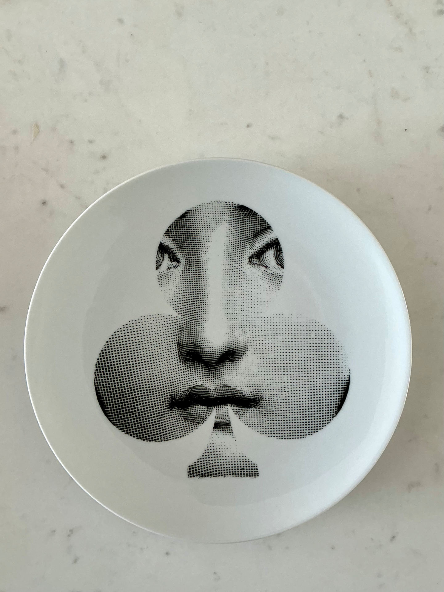 Piero Fornasetti Tema e Variazioni Plate - Top view