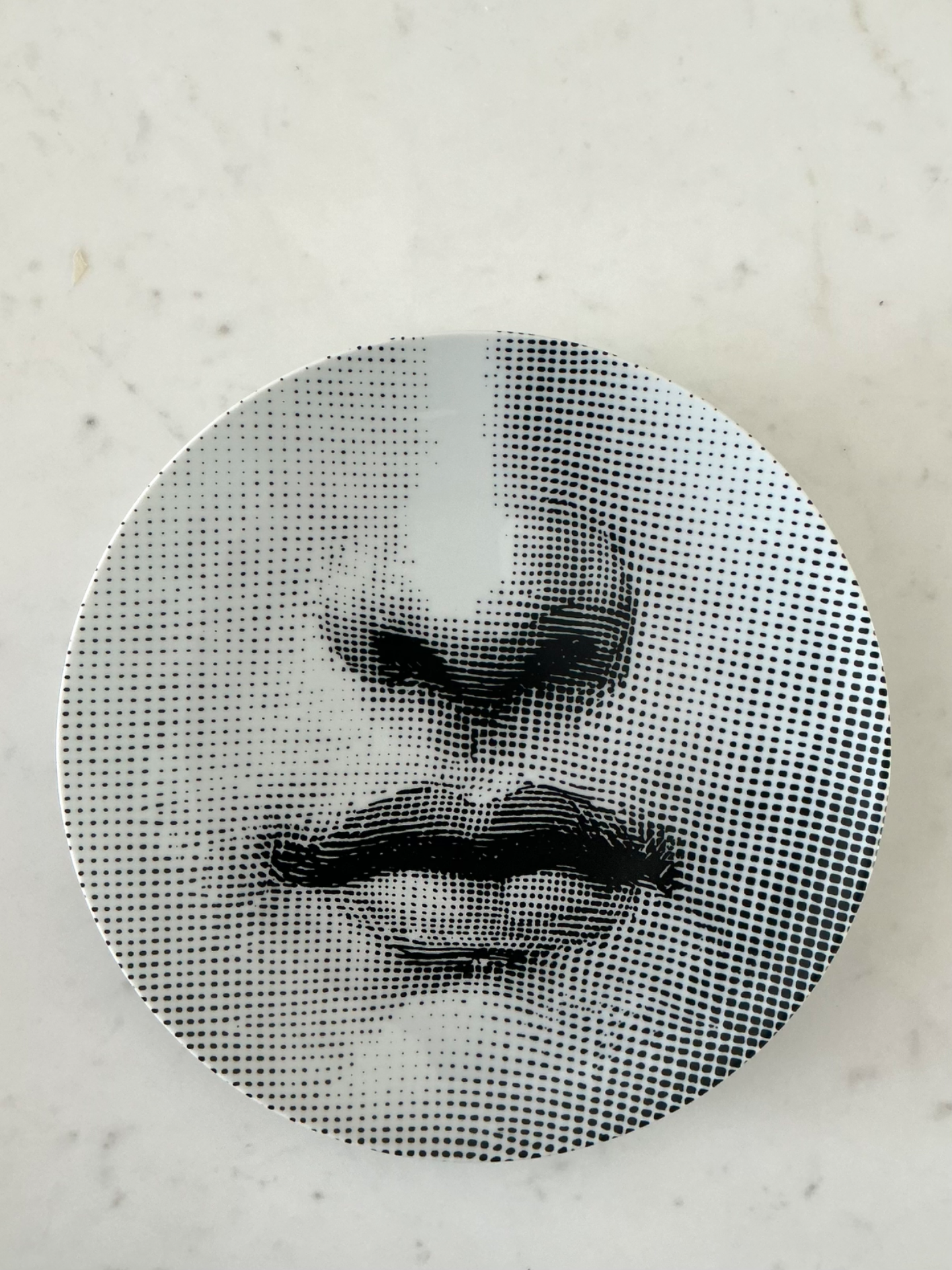 Piero Fornasetti Tema e Variazioni Plate - Back view