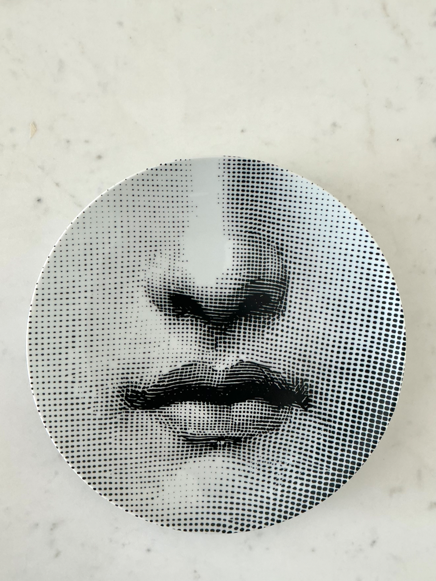 Piero Fornasetti Tema e Variazioni Plate - Top view