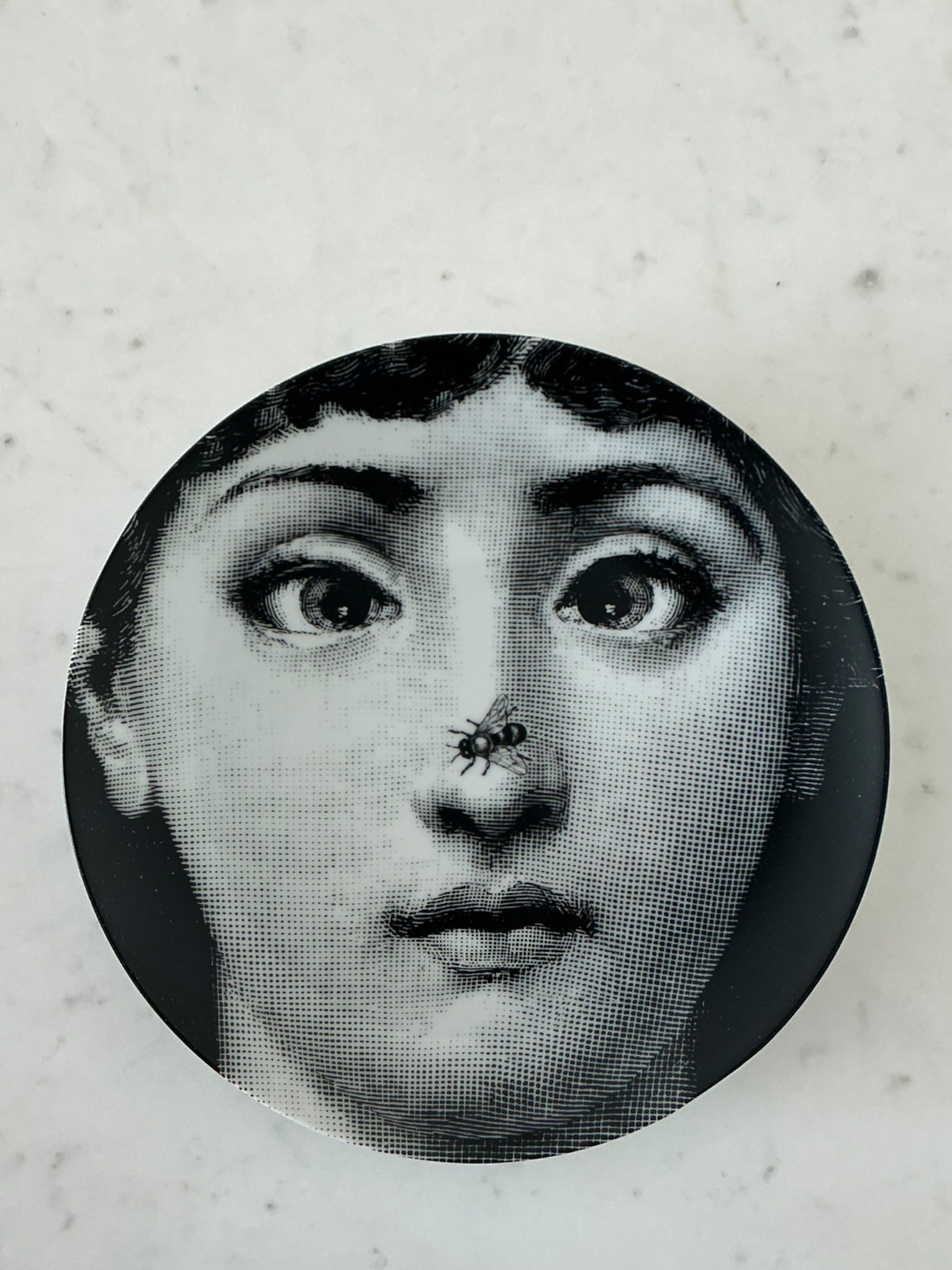 Piero Fornasetti Tema e Variazioni Plate - Back view