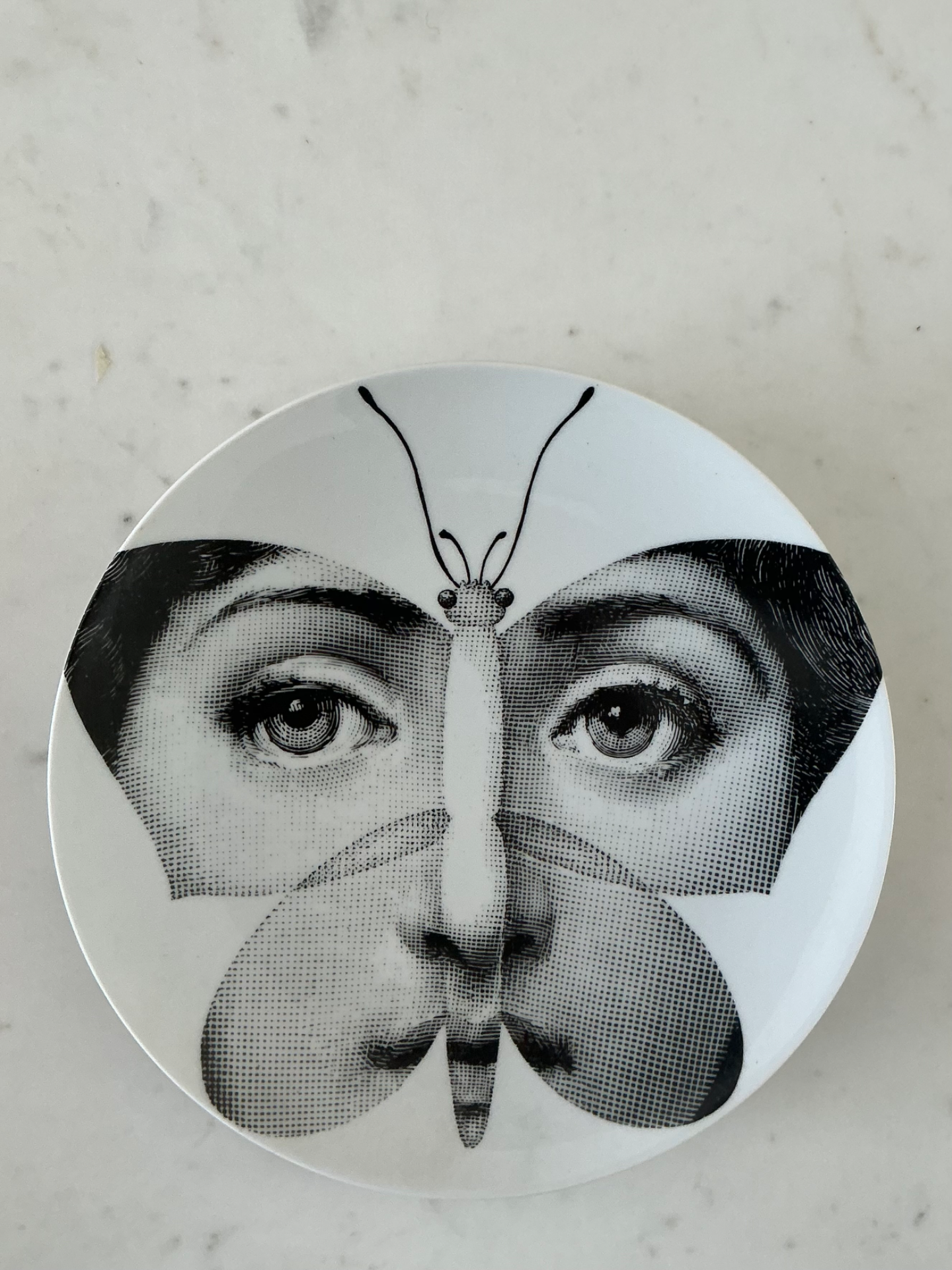 Piero Fornasetti Tema e Variazioni Plate - Top view