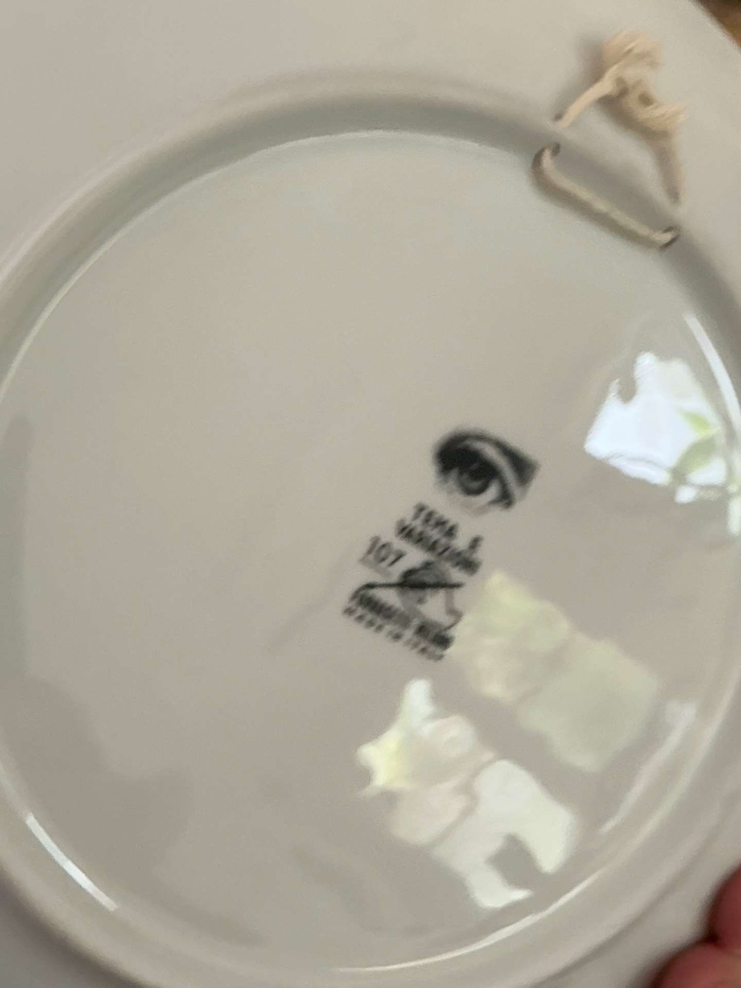 Piero Fornasetti Tema e Variazioni Plate - Top view