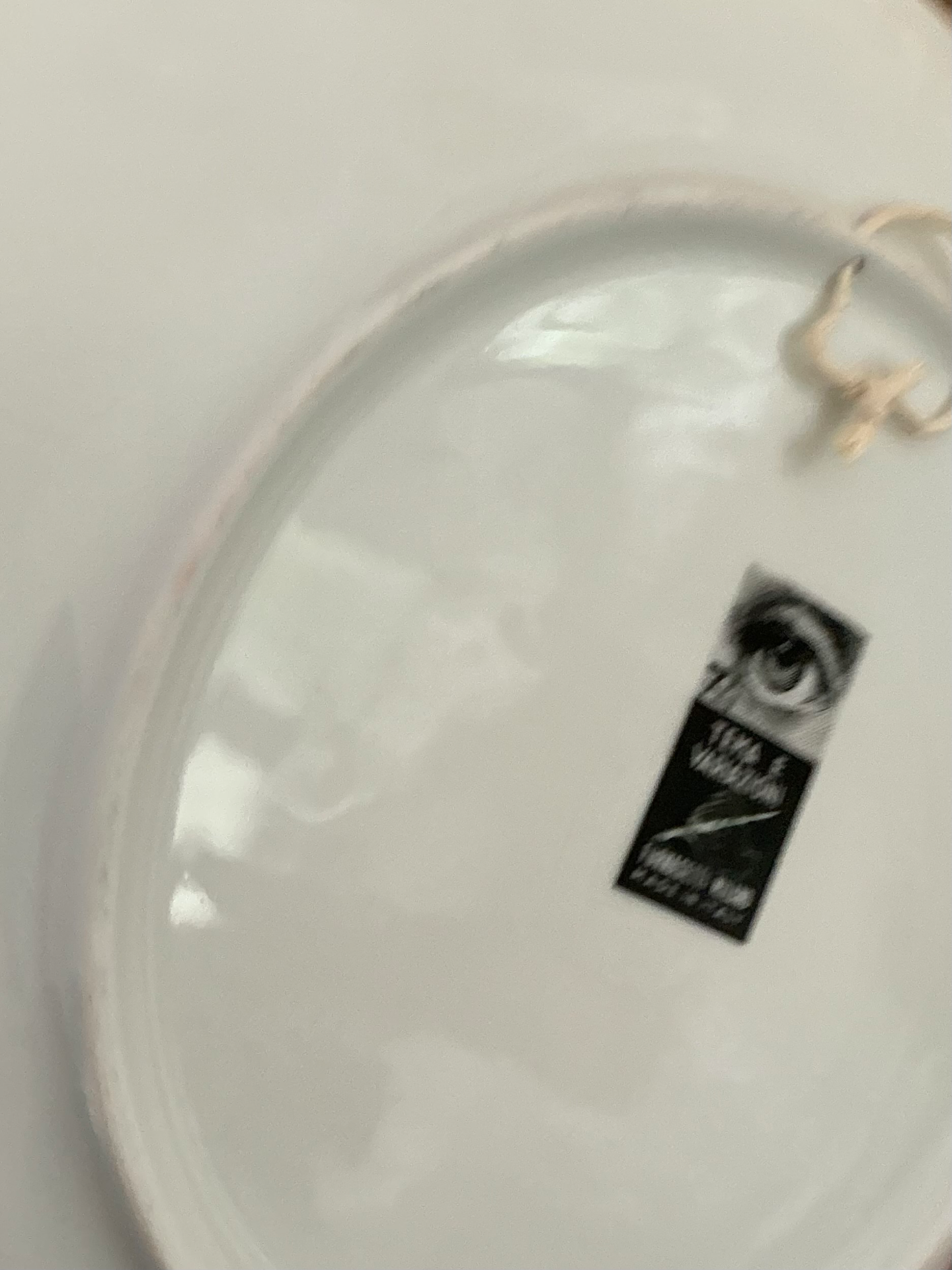 Piero Fornasetti Tema e Variazioni Plate - Top view