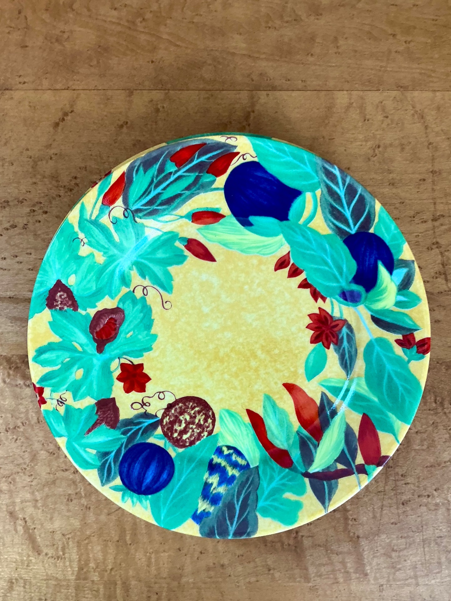 Vintage Laure Japy For Limoges “Piments” Salad Plates - Set Of 6 - Side view