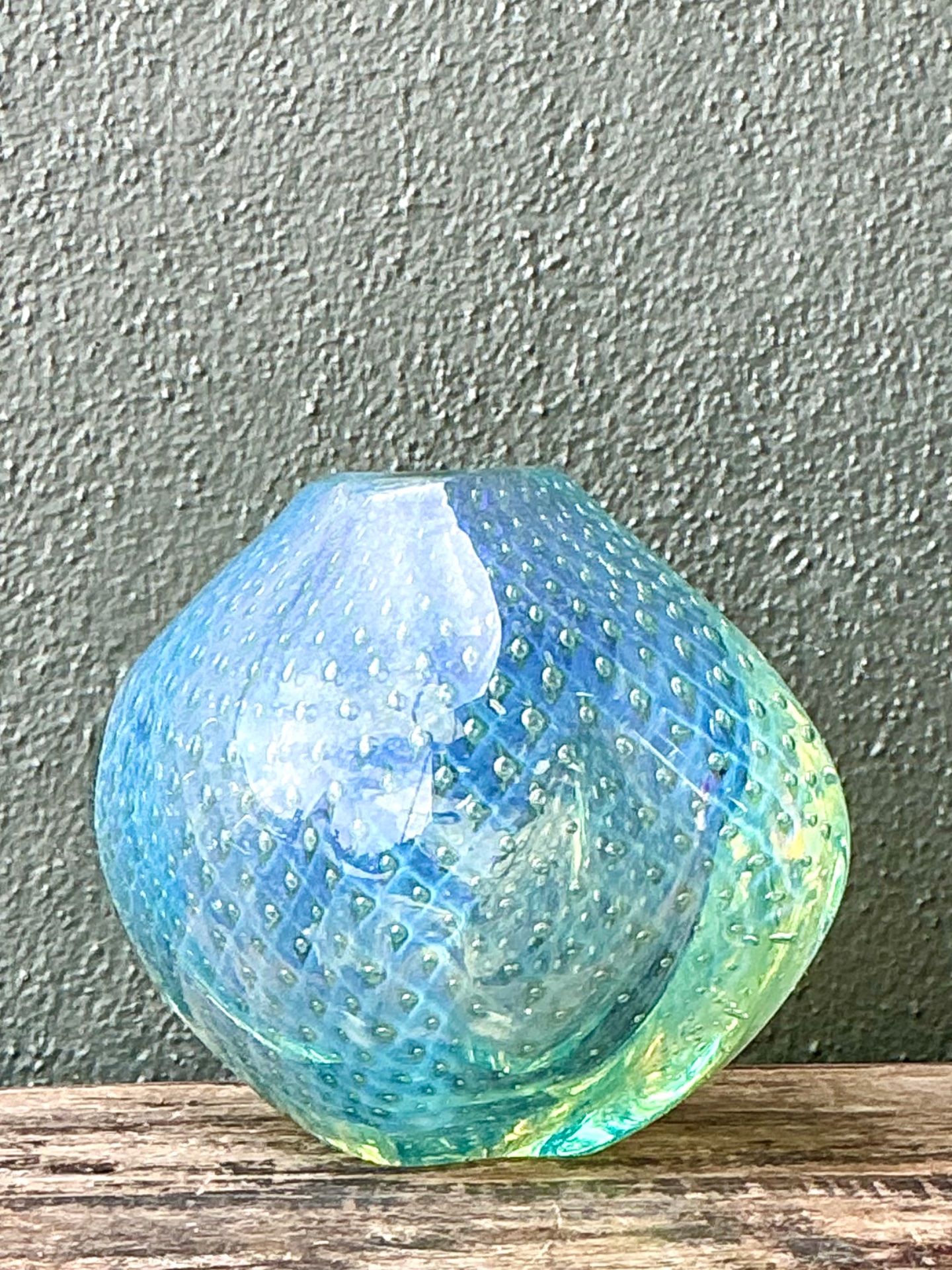 Vintage Italian Art Glass Vase - Back view